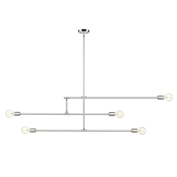 Z-Lite Modernist 5 Light Chandelier, Chrome 731-5CH - main